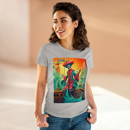 Skeleton Crew of the Misty Seas Women's Midweight Cotton Tee