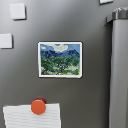 Olive Trees by Vincent Van Gogh Die-Cut Magnets (5 Sizes)