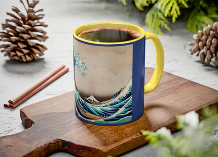 The Great Wave off Kanagawa by Katsushika Hokusai Colorful Mugs (11oz, 15oz)