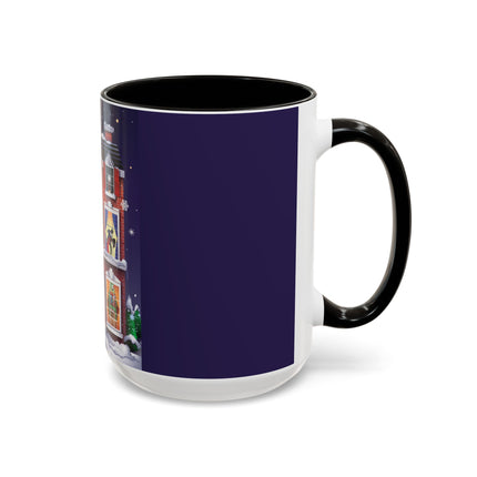 A Christmas Eve Celebration Colorful Mugs (11oz, 15oz)