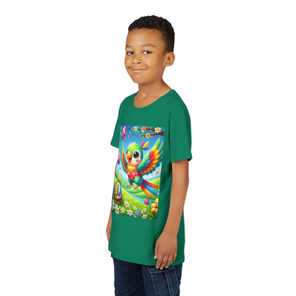 Easter Parrot Youth Short Sleeve Tee