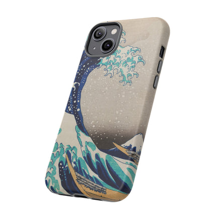 The Great Wave off Kanagawa by Katsushika Hokusai Phone Cases