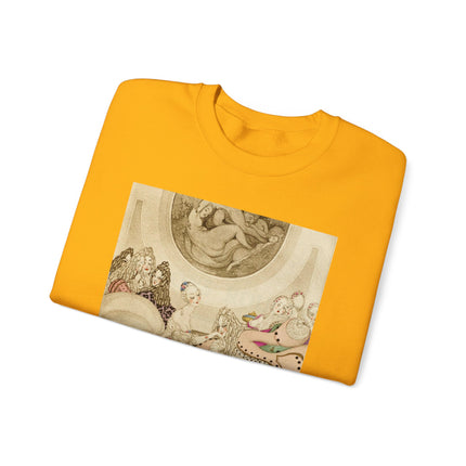 Sur talons rouges (On Red Heels) pl 01 by Gerda Wegener Heavy Blend™ Crewneck Sweatshirt
