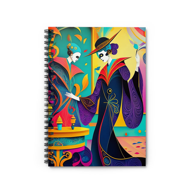Phantoms of Elegance Spiral Notebook - Ruled Line
