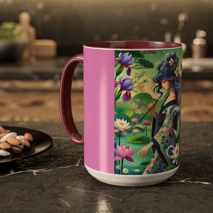 Fairy of the Koi Pond Colorful Mugs (11oz, 15oz)