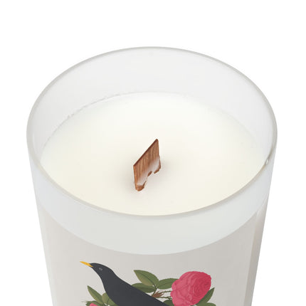 Blackbird & Rose Frosted Glass Candle