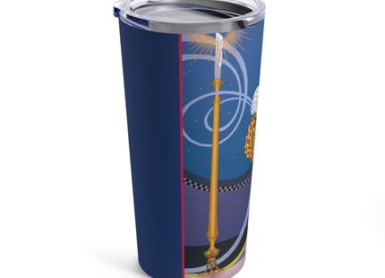 Smoke and Secrets: A Glamorous Encounter in Prohibition Era Tumbler 20oz