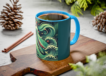 Mermaid Queen Rising from the Deep Colorful Mugs (11oz, 15oz)