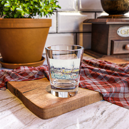 Le Croisic by Paul Signac Shot Glass – Harbor Light & Impressionist Calm