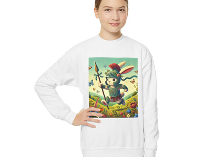 Rabbit Gladiator Youth Crewneck Sweatshirt