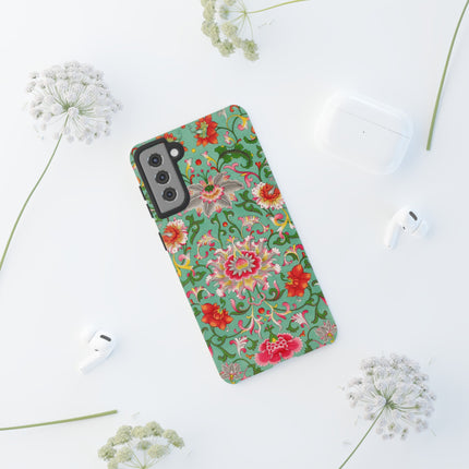 Colorful Floral Pattern by Owen Jones Phone Cases