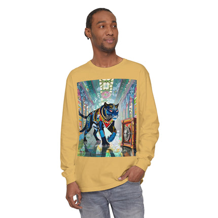Cyber Panther's Hunt Long Sleeve T-Shirt