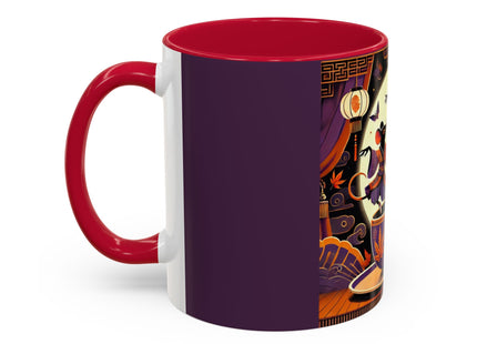 Theatrical Halloween Mice on Teacup Colorful Mugs (11oz, 15oz)