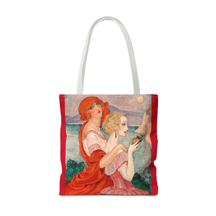 Sur la Route d'Anacapri by Gerda Wegener Tote Bag (AOP)
