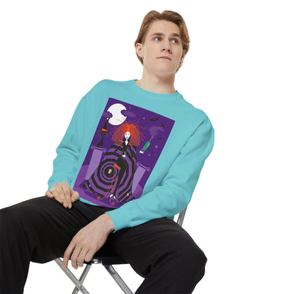 Mystic Elegance Unisex Garment-Dyed Sweatshirt