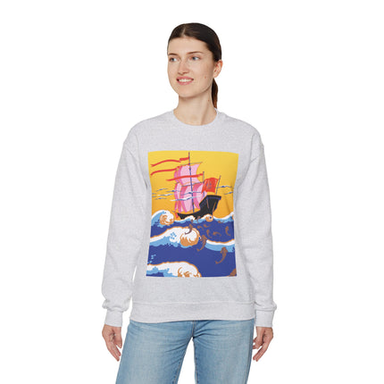 Golden Seas and Whimsical Dreams Heavy Blend™ Crewneck Sweatshirt