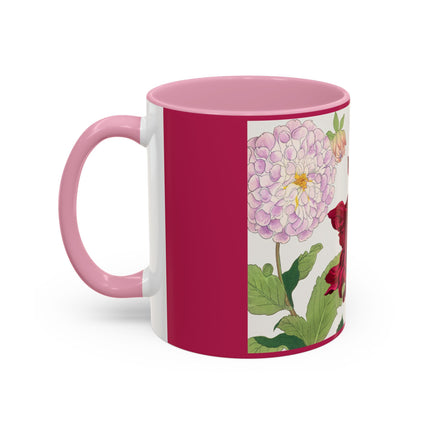 Dahlia Flower by Tanigami Kônan Colorful Mugs (11oz, 15oz)