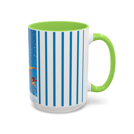 Snowfall & Couture Colorful Mugs (11oz, 15oz)