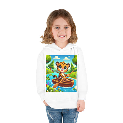 Little Explorer on the River Toddler Pullover Fleece Hoodie