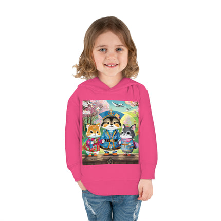 Fluffy Explorers Toddler Pullover Fleece Hoodie