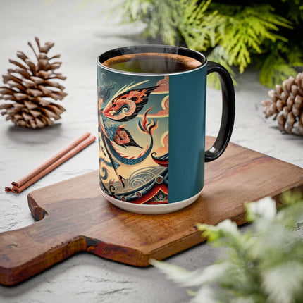 Dragon Fairy of the Temple Colorful Mugs (11oz, 15oz)