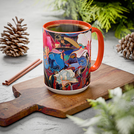 Ethereal Irises Colorful Mugs (11oz, 15oz)