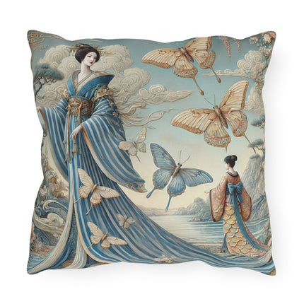 Butterfly Empress Outdoor Pillows – Graceful Butterflies & Timeless Elegance