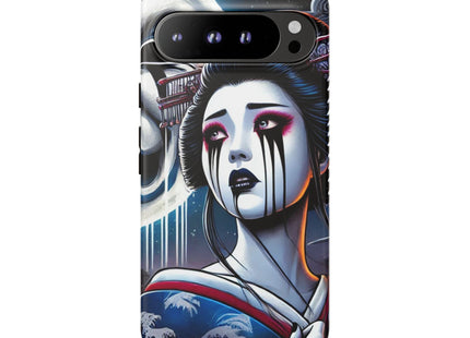 Geisha’s Black Ink Tears Phone Cases