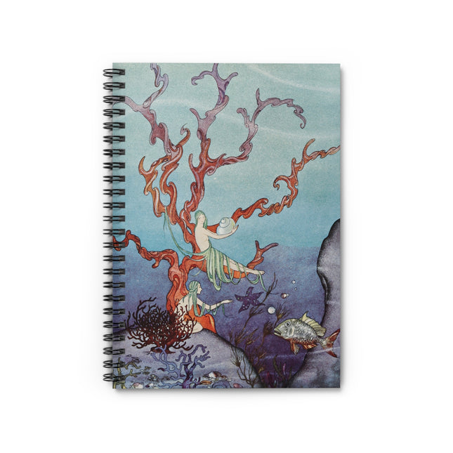 Beautiful Shells by Virginia Frances Sterrett Spiral Notebook - Ruled Line