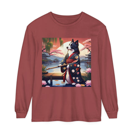 Border Collie Warrior Long Sleeve T-Shirt