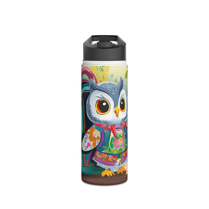 Baby Owl Stainless Steel Water Bottle