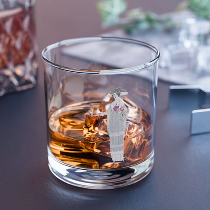 Robe de linon by Charles Martin Rocks Glass, 10oz