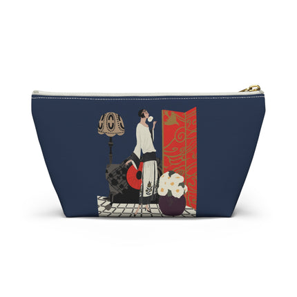 Art Deco Flapper Cosmetic Bag – Elegant Glamour & Timeless Style