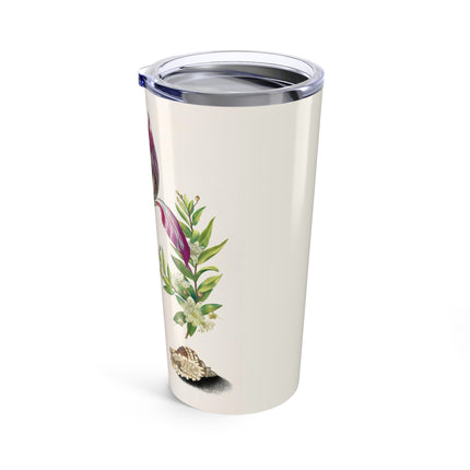 Tulip, Branches of Myrtle and Shells Tumbler 20oz