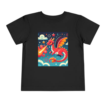 Starry Sky Dragon Toddler Short Sleeve Tee