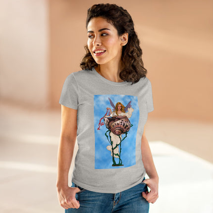 Enchanting Serenity Women's Midweight Cotton Tee