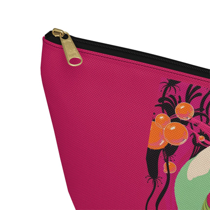 Mermaid Dive Cosmetic Bag – Vibrant Waves & Playful Charm