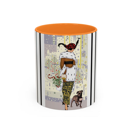 Wrapped in Elegance Colorful Mugs (11oz, 15oz)
