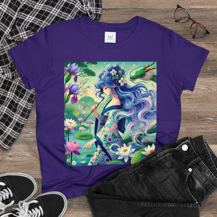 Fairy of the Koi Pond Cotton Tee
