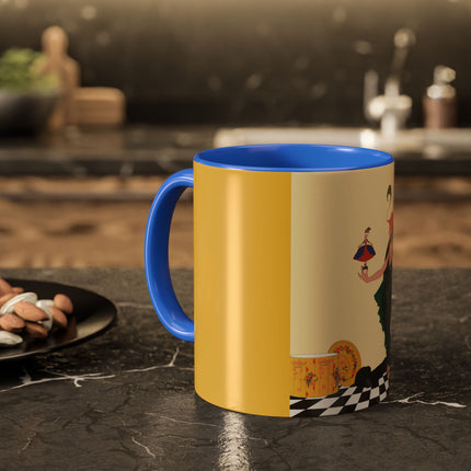 The Marionette Colorful Mugs – Theatrical Glamour & Cabaret Elegance