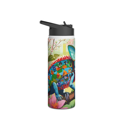 Camouflage Chameleon Stainless Steel Water Bottle