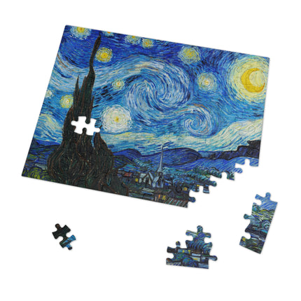 The Starry Night by Vincent Van Gogh Puzzle (30, 110, 252, 500-Piece)