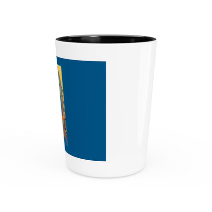 December & Tanzanite (from the Gem Series) by Sofia Chiostri Ceramic Shot Glass