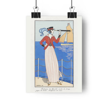 Costume de Yacht by George Barbier Giclée Art Print