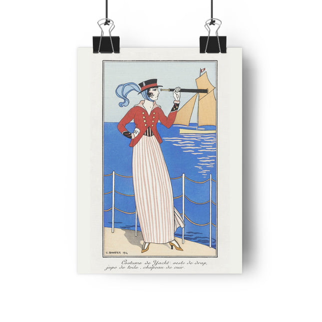 Costume de Yacht by George Barbier Giclée Art Print