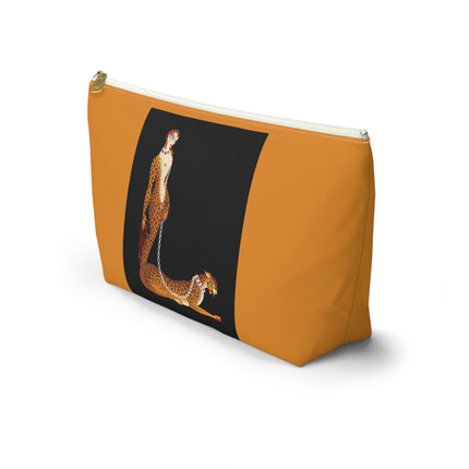Leopard Queen Cosmetic Bag – Wild Glamour & Art Deco Elegance