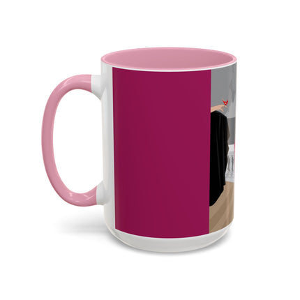 The Red Bird Colorful Mugs – Gentle Storybook Charm & Elegant Whimsy