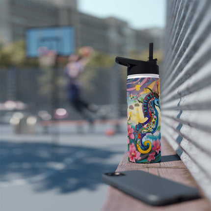 Seahorse Symphony Stainless Steel Water Bottle