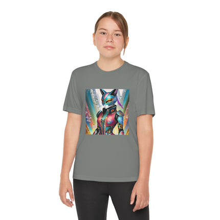 Cyberpunk Chic Youth Competitor Tee