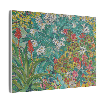 Vibrant Flower Bed – Fauvist Garden Harmony